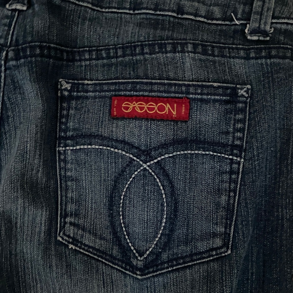 Vintage Sasson Classic Denim Jeans with Stitch Detail - Picture 8 of 9